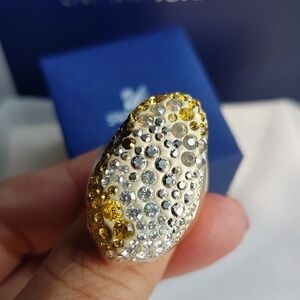 AUTHENTIC Swarovski Gold Kinshasa Ring